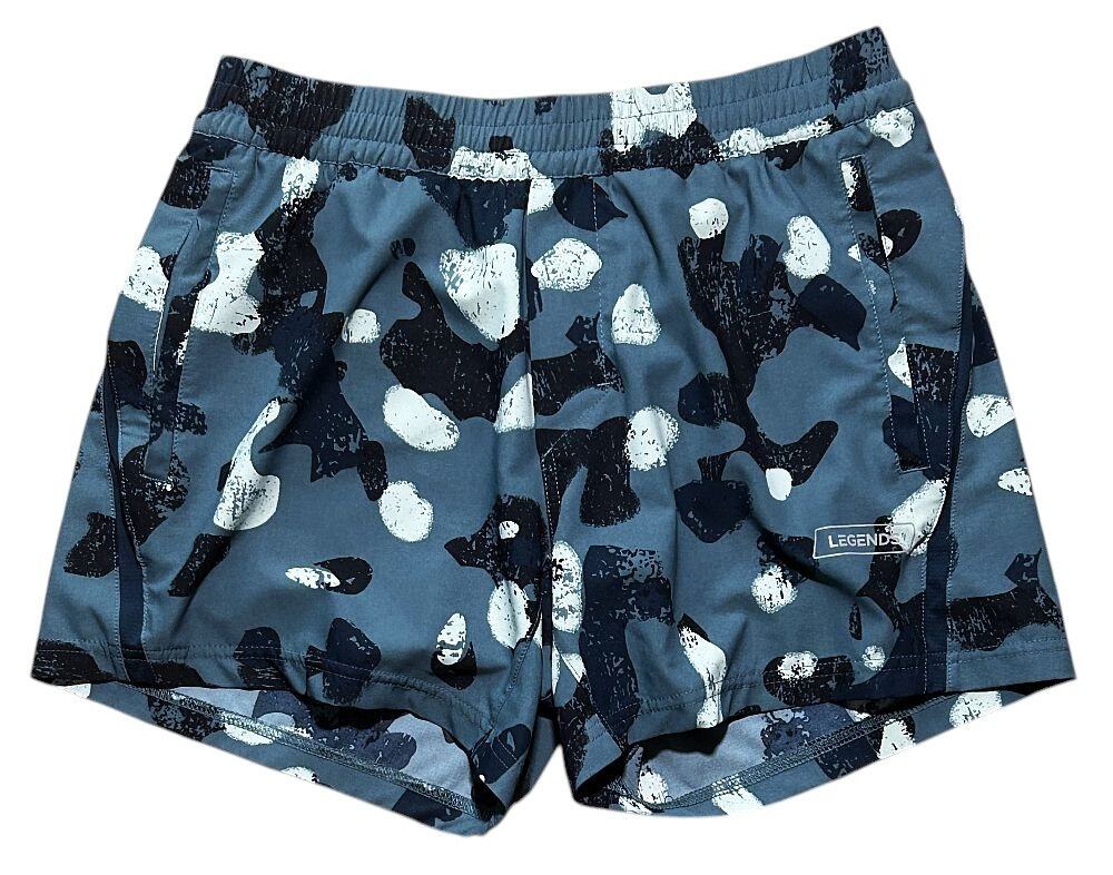 Legends Bishop Lined Distressed Camo Marine Athletic Shorts Men's Small